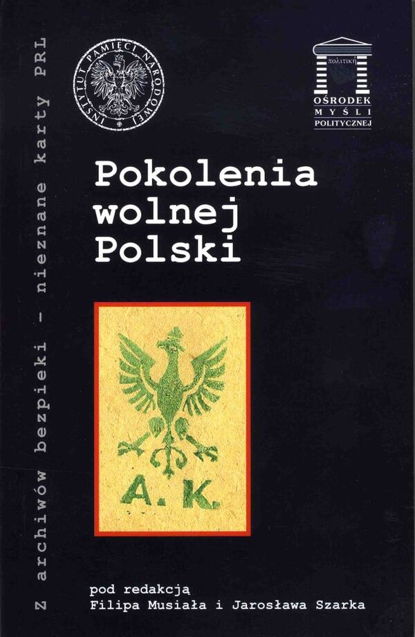 Okładka Pokolenia wolnej Polski